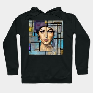 stained glass with  Monica Hoodie